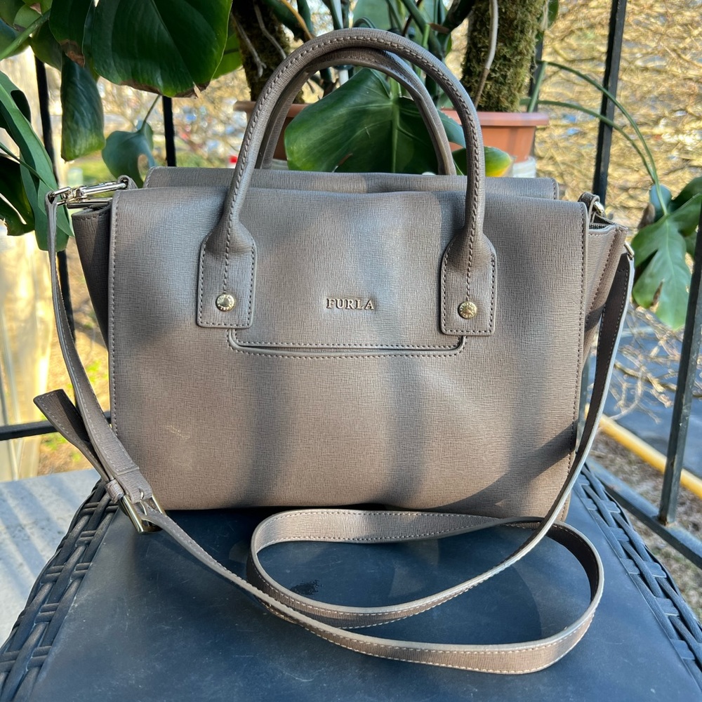 Furla Gray Handbag